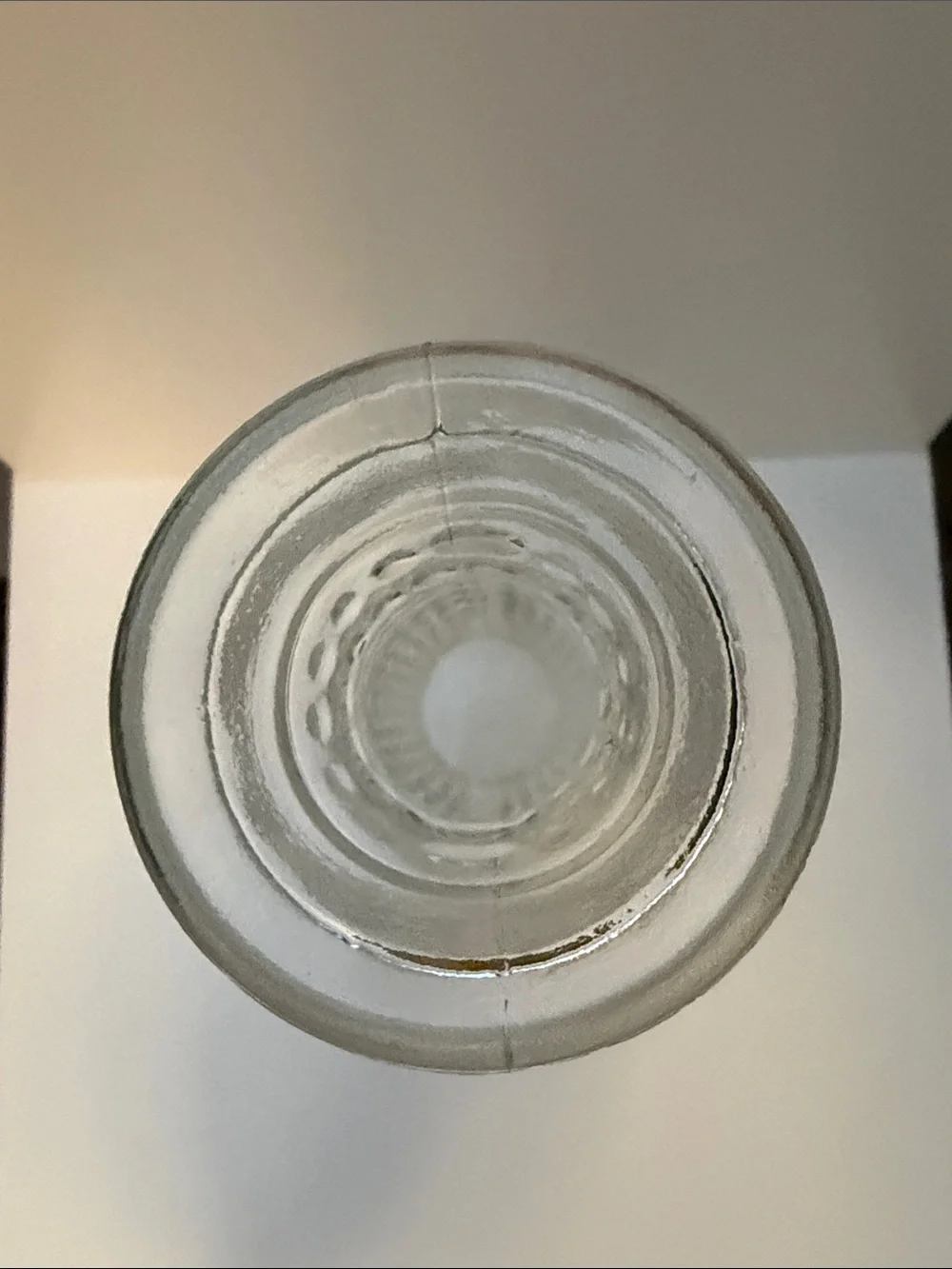 Vintage Brody USA Clear Hobnail Glass Bud Vase 8” Mid Century